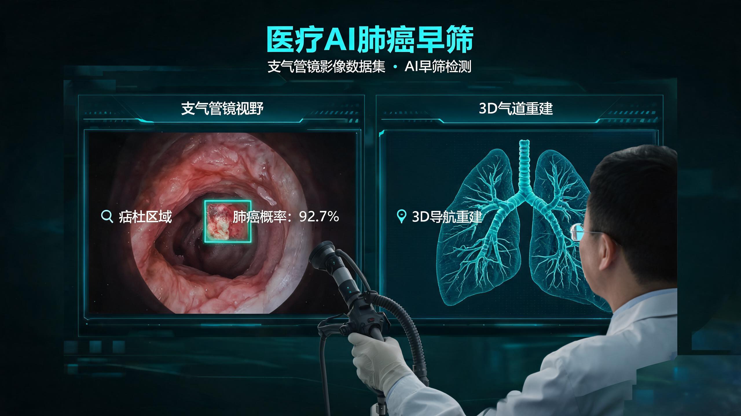 肺癌早筛的支气管镜AI新范式：12万例视频数据与3D导航融合前沿